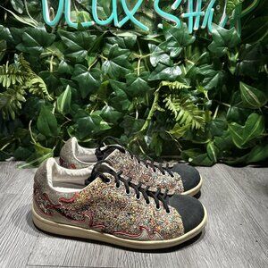 Etoile Isabel Marant Women's Size EU 37 Cholita GFlame Glittery Sneakers Gilly